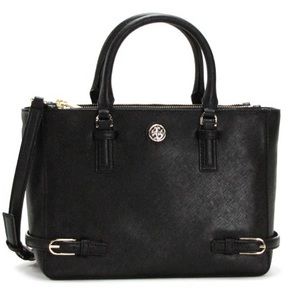 Tory Burch double zip tote
